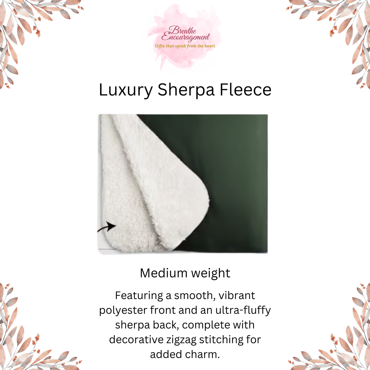 Limited! She Is (blessed...) - Luxury Hooded Sherpa Fleece Blanket (70.5" x 52")