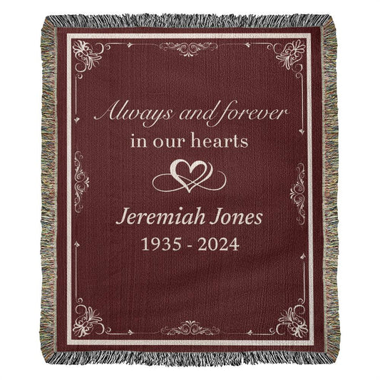 Always and Forever - Heirloom Woven Blanket