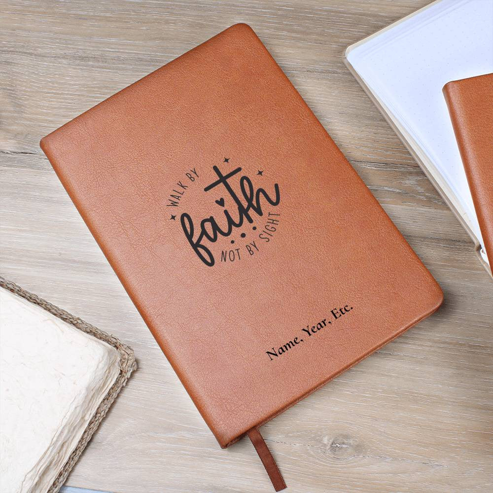 Walk by Faith - Vegan Leather Journal