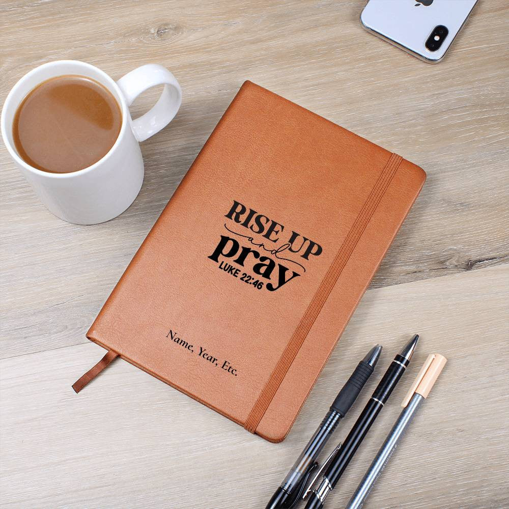 Rise Up and Pray - Vegan Leather Journal
