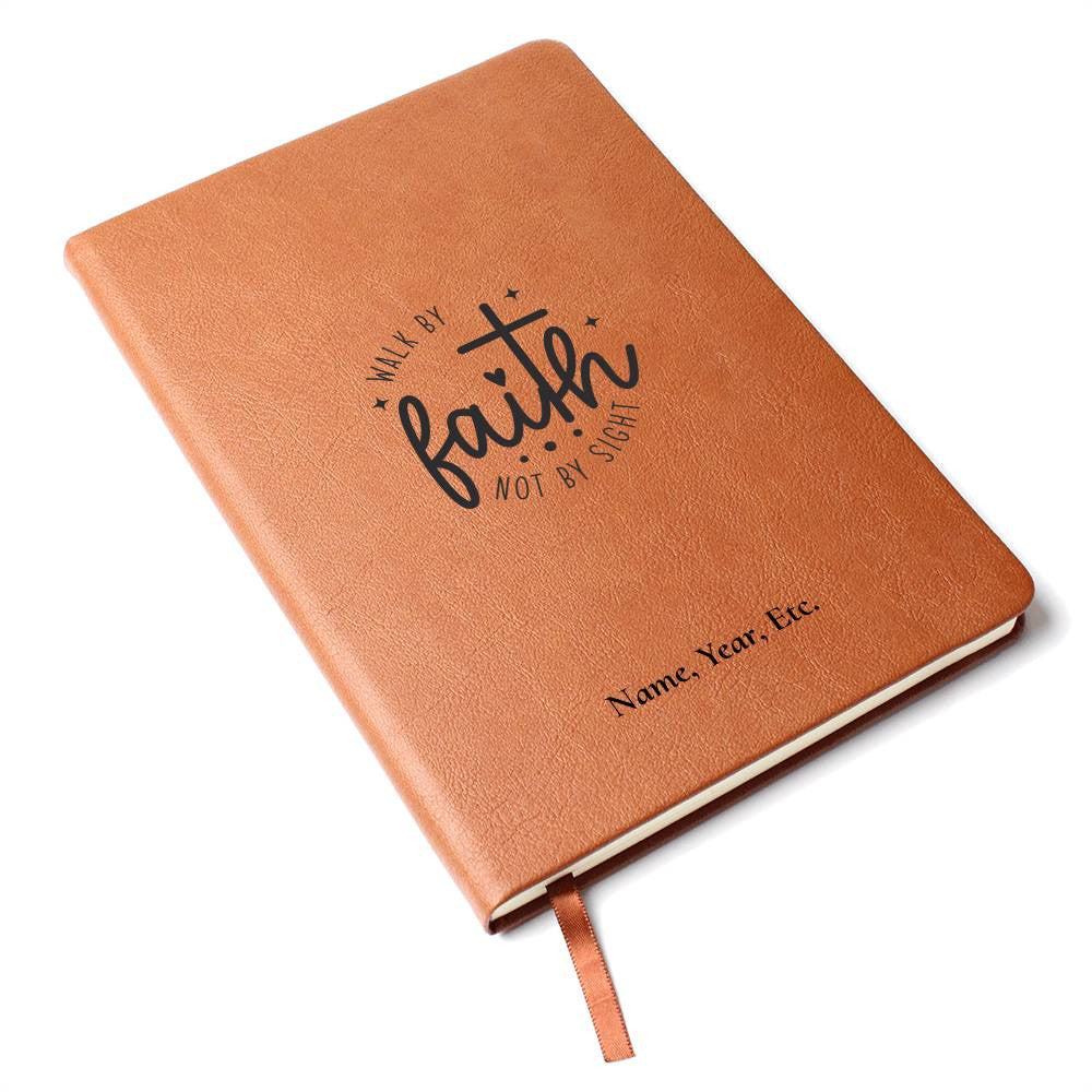 Walk by Faith - Vegan Leather Journal