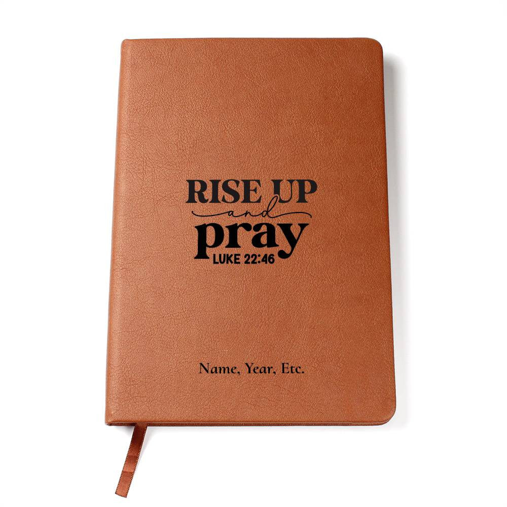 Rise Up and Pray - Vegan Leather Journal