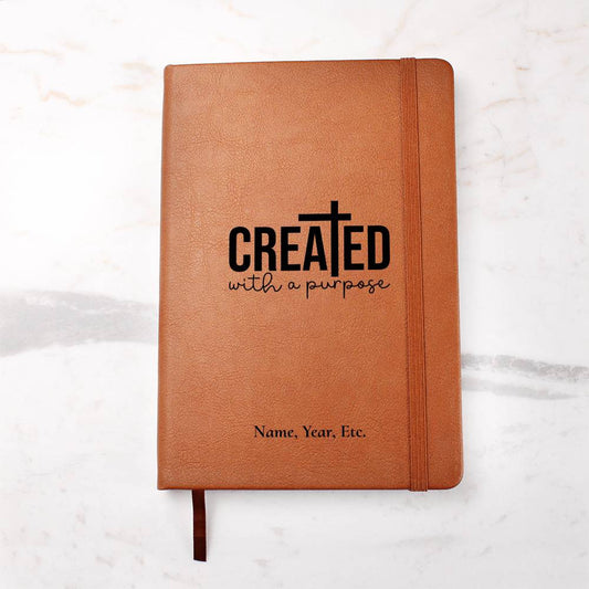 Created with a purpose - Vegan Leather Journal