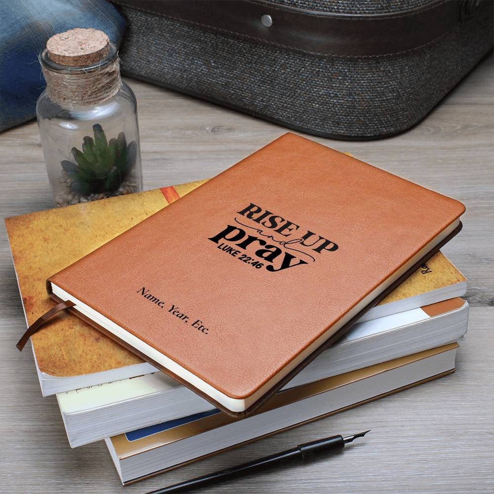 Rise Up and Pray - Vegan Leather Journal