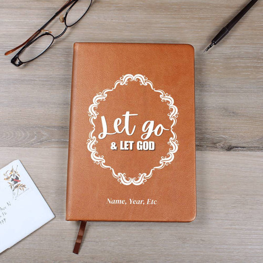 Let Go & Let God - Vegan Leather Journal