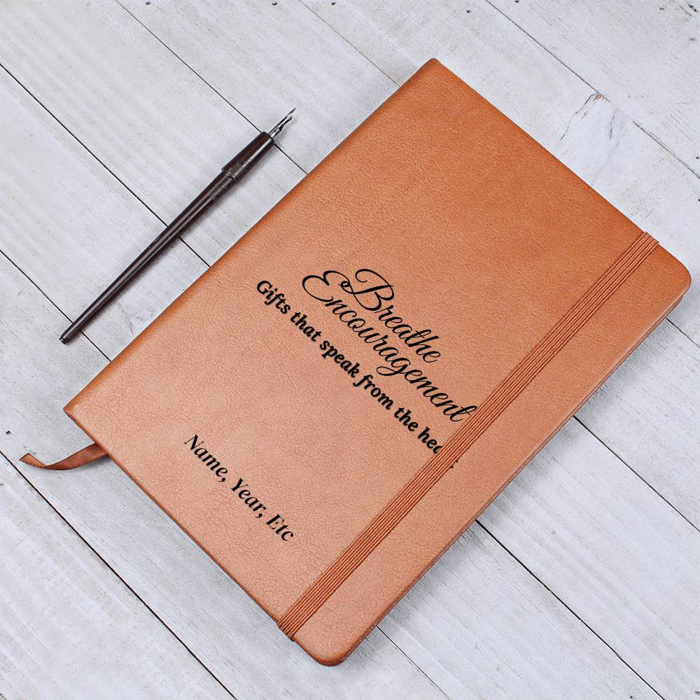 Customizable Logo - Vegan Leather Journal