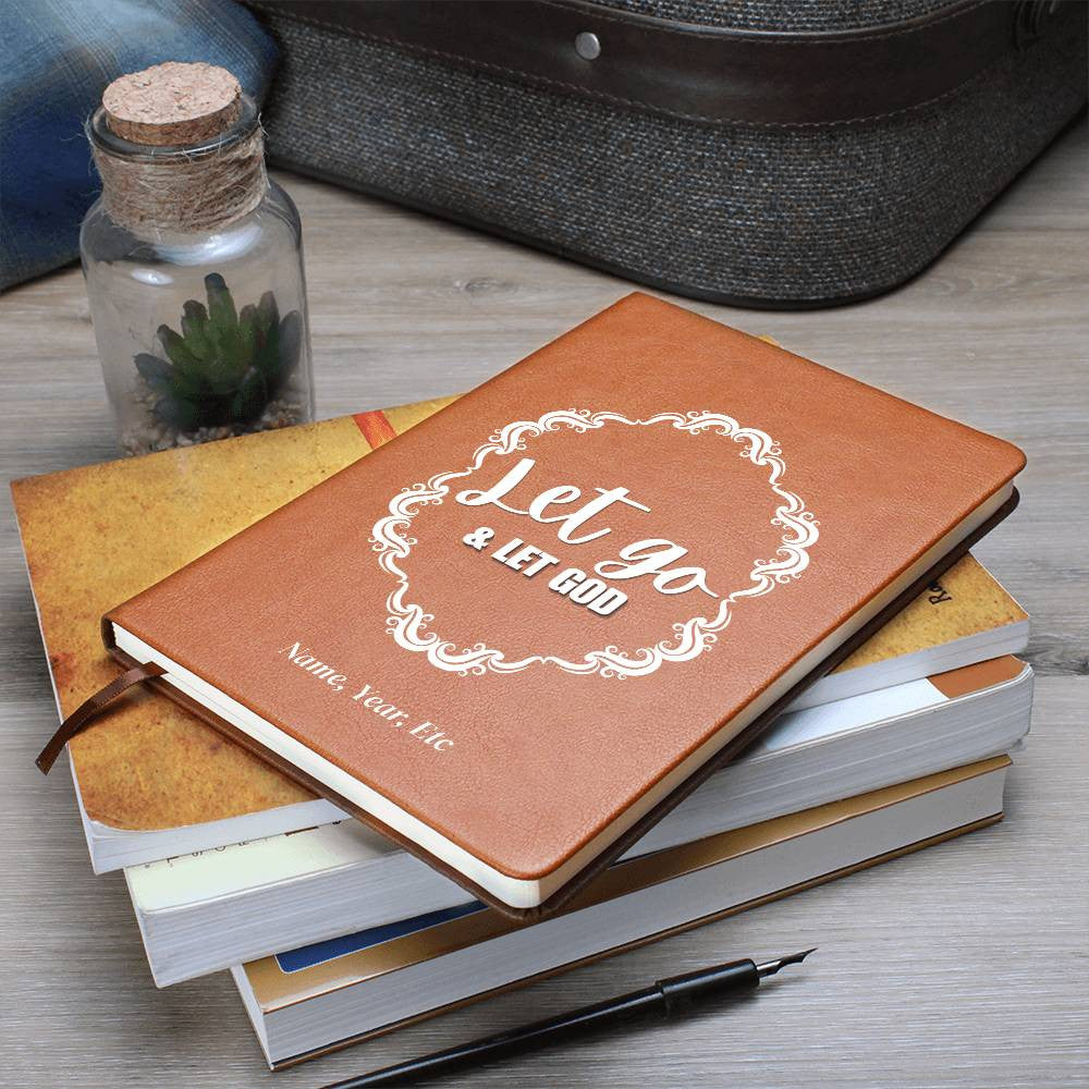 Let Go & Let God - Vegan Leather Journal