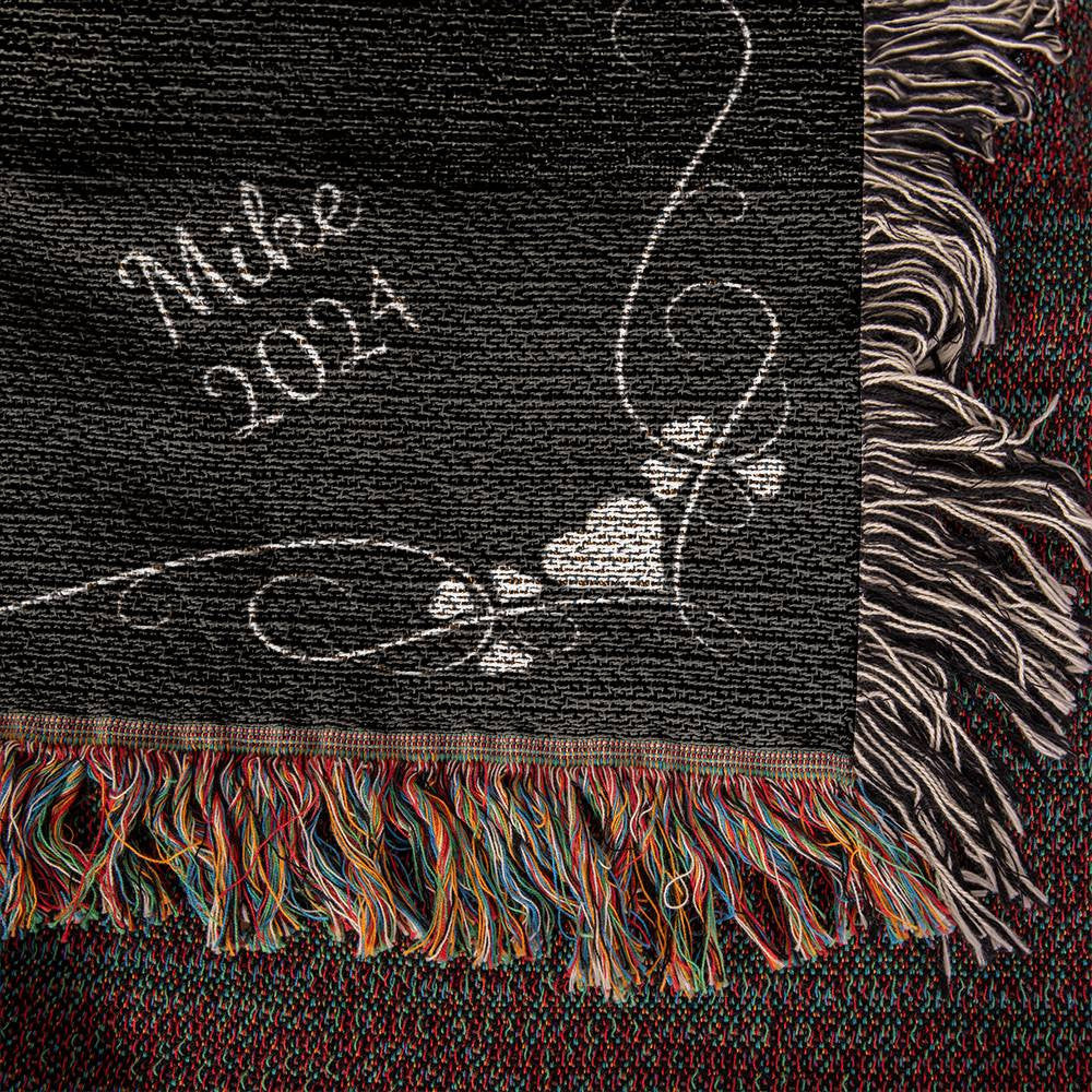 I Will Hold You In My Heart - Heirloom Woven Blanket