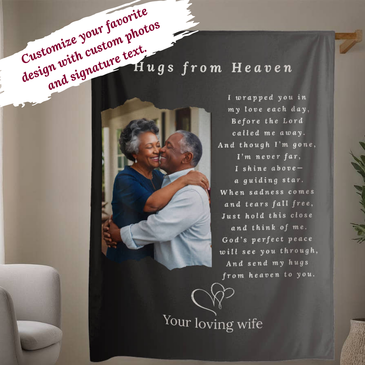 Luxury Mink Fleece Memorial Blankets