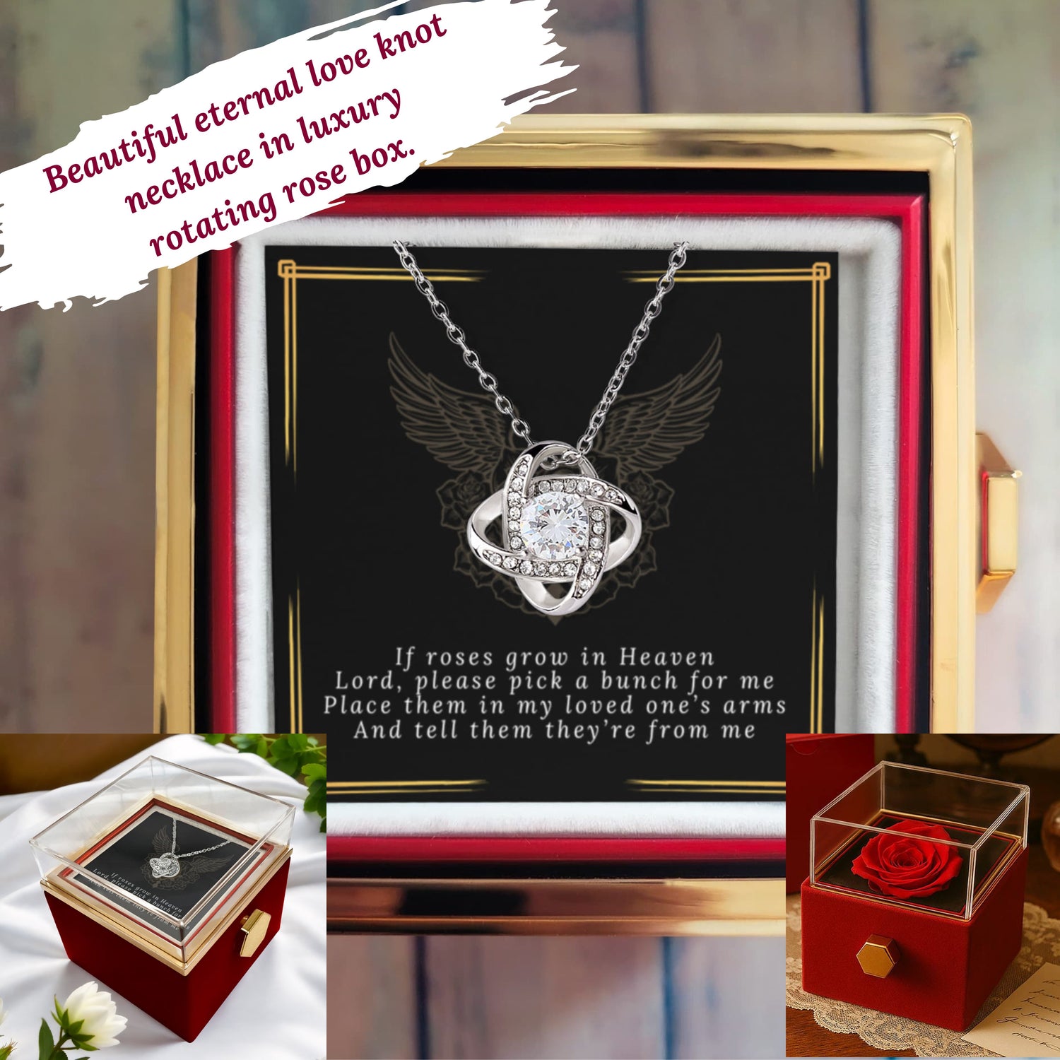 Rose of Remembrance Necklace