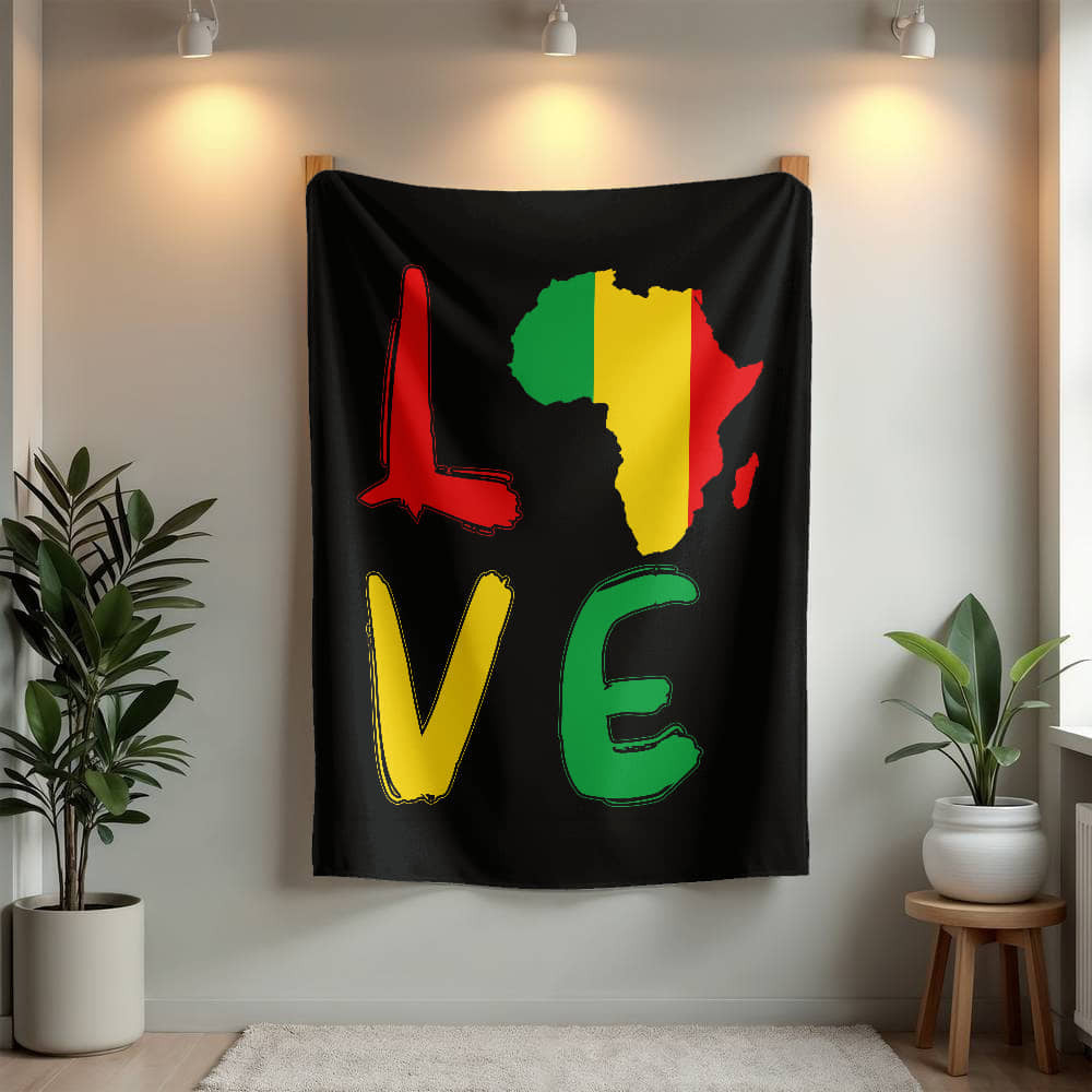 African Love - Luxury Mink Fleece Blanket