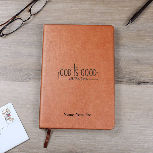 God is Good - Graphic Leather Journal