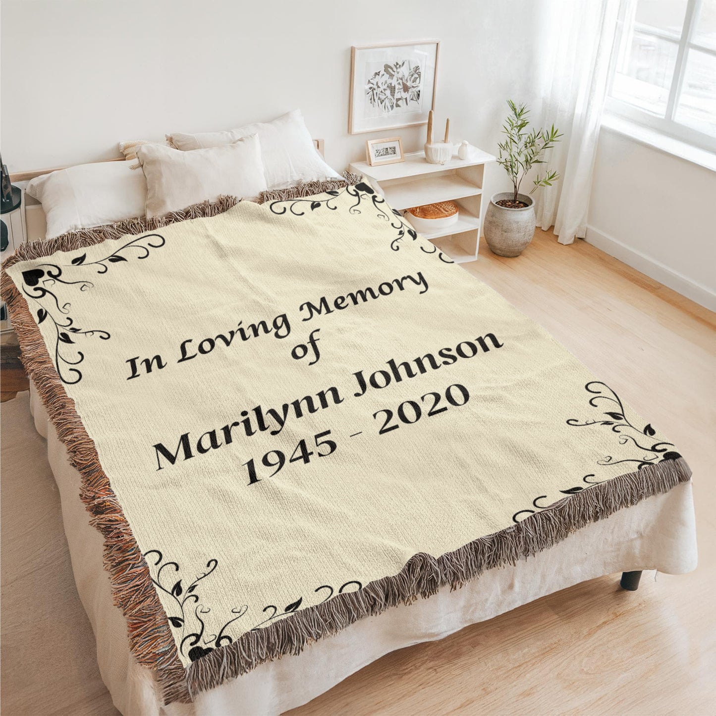 In Loving Memory - Heirloom Woven Blanket (Personalized)