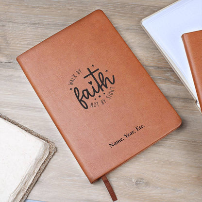 Walk by Faith - Vegan Leather Journal