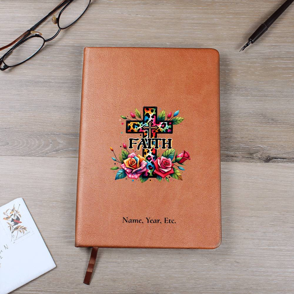 Faith - Graphic Leather Journal