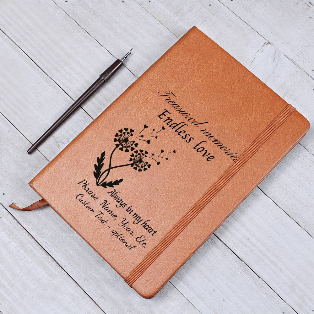 Treasured memories - Graphic Leather Journal