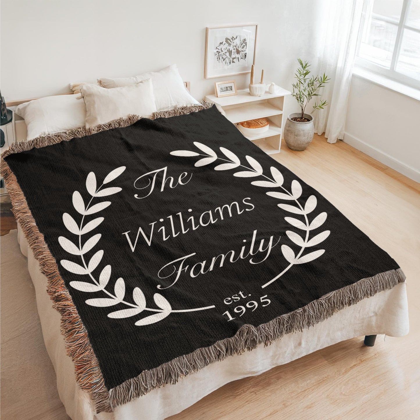 The Family - Established - Heirloom Woven Blanket (Personalized)