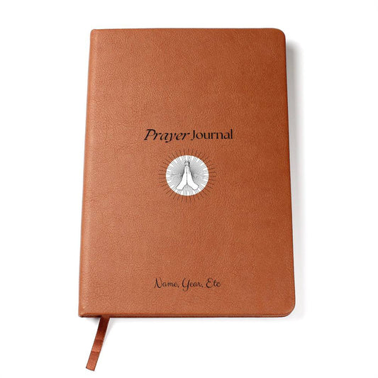 Prayer Journal - Graphic Leather Journal