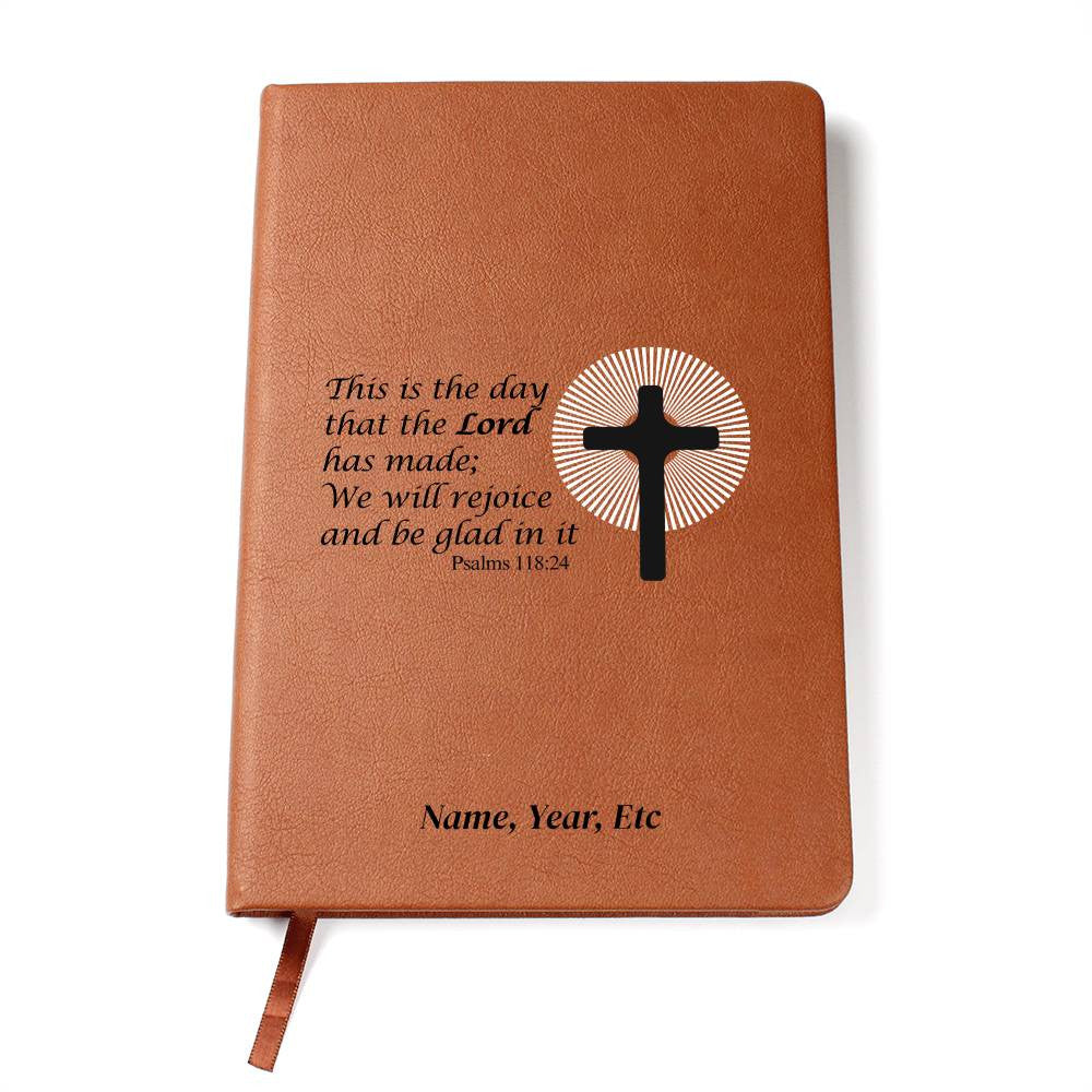 This Is The Day - Graphic Leather Journal