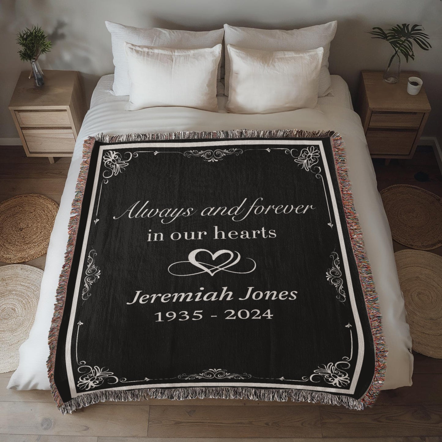 Always and Forever - Heirloom Woven Blanket (Personalized)