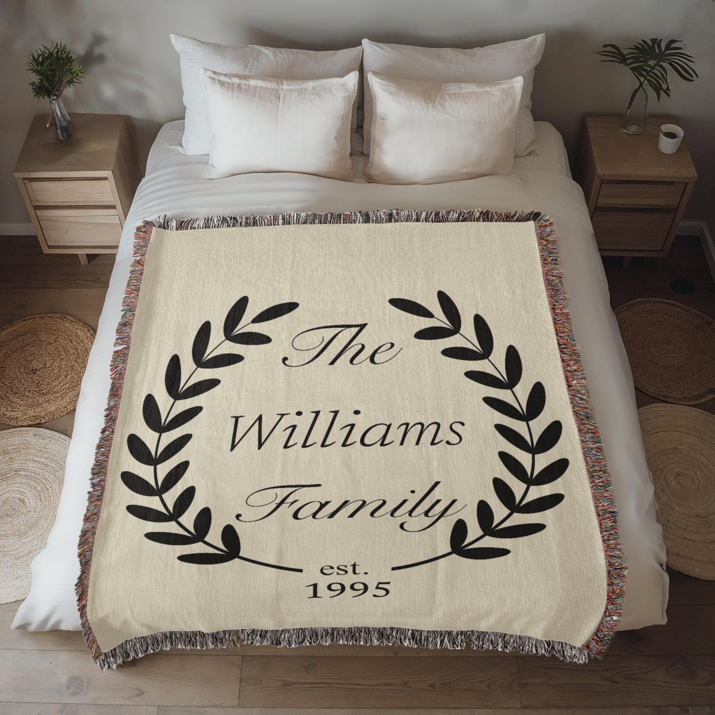 The Family - Established - Heirloom Woven Blanket (Personalized)