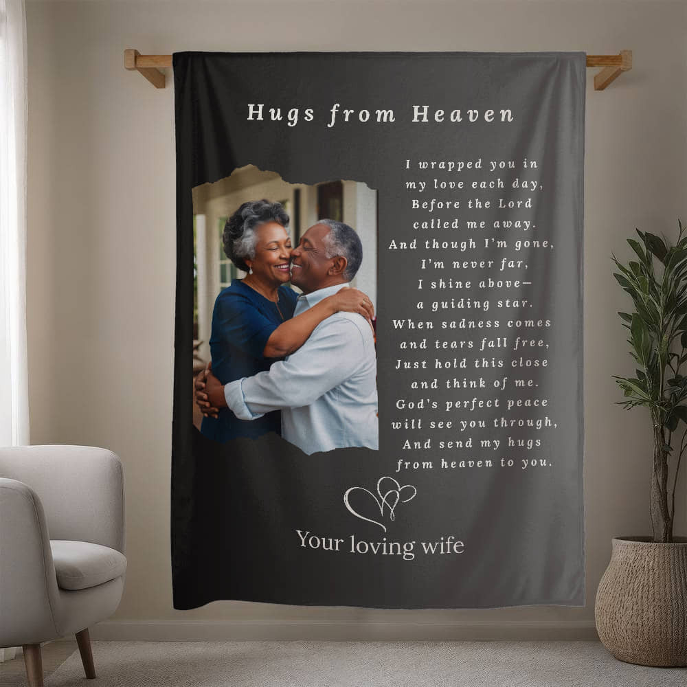 Hugs From Heaven - Luxury Mink Fleece Blanket (60"x80")