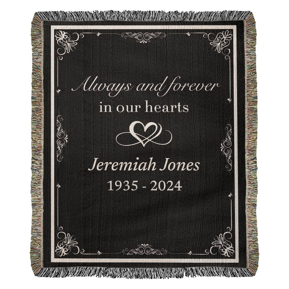 Always and Forever - Heirloom Woven Blanket (Personalized)