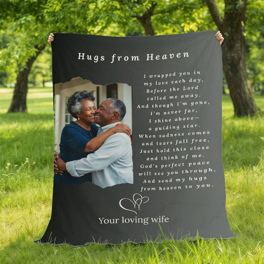 Hugs From Heaven - Luxury Mink Fleece Blanket (60"x80")