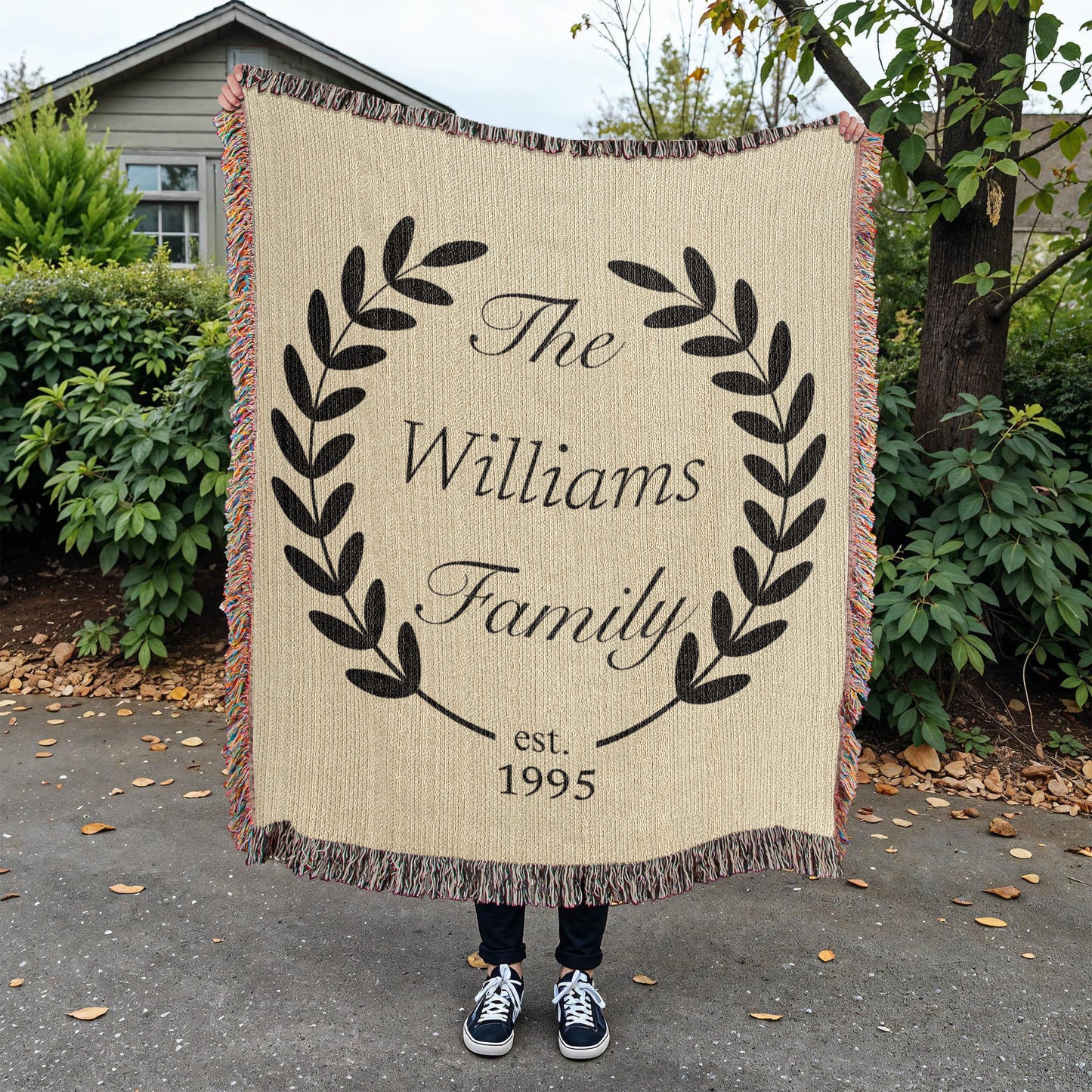 The Family - Established - Heirloom Woven Blanket (Personalized)