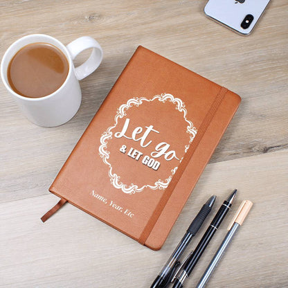 Let Go & Let God - Vegan Leather Journal