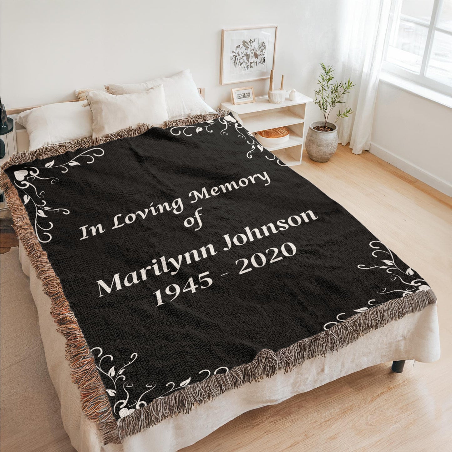 In Loving Memory - Heirloom Woven Blanket (Personalized)