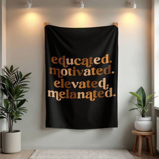 Educated, Motivated - Luxury Mink Fleece Blanket