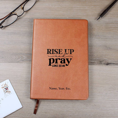 Rise Up and Pray - Vegan Leather Journal
