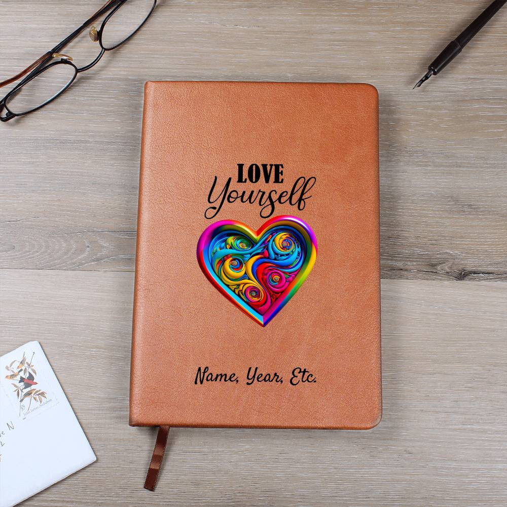 Love Yourself - Graphic Leather Journal