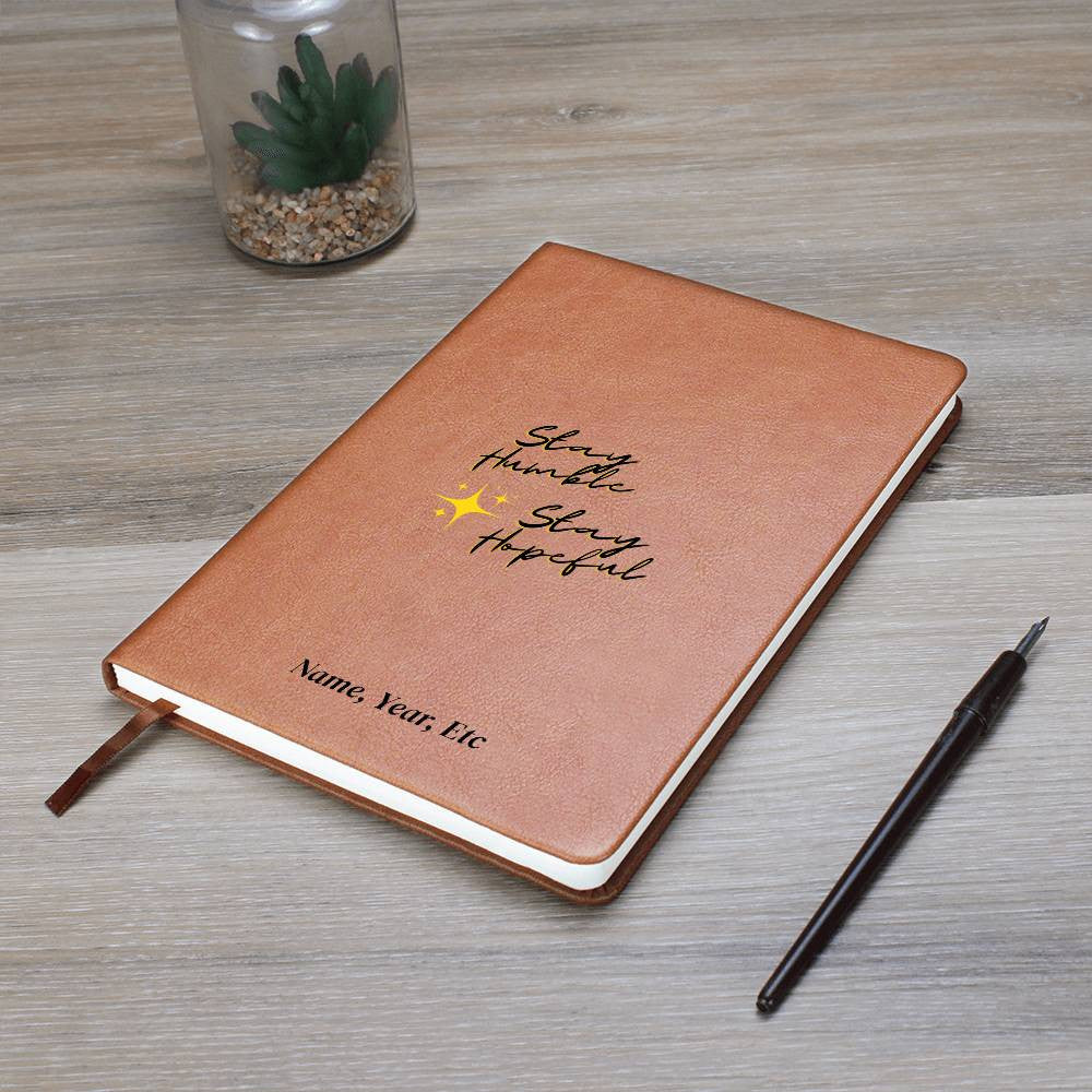 Stay Humble - Graphic Leather Journal