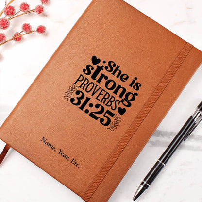 She is Strong - Vegan Leather Journal