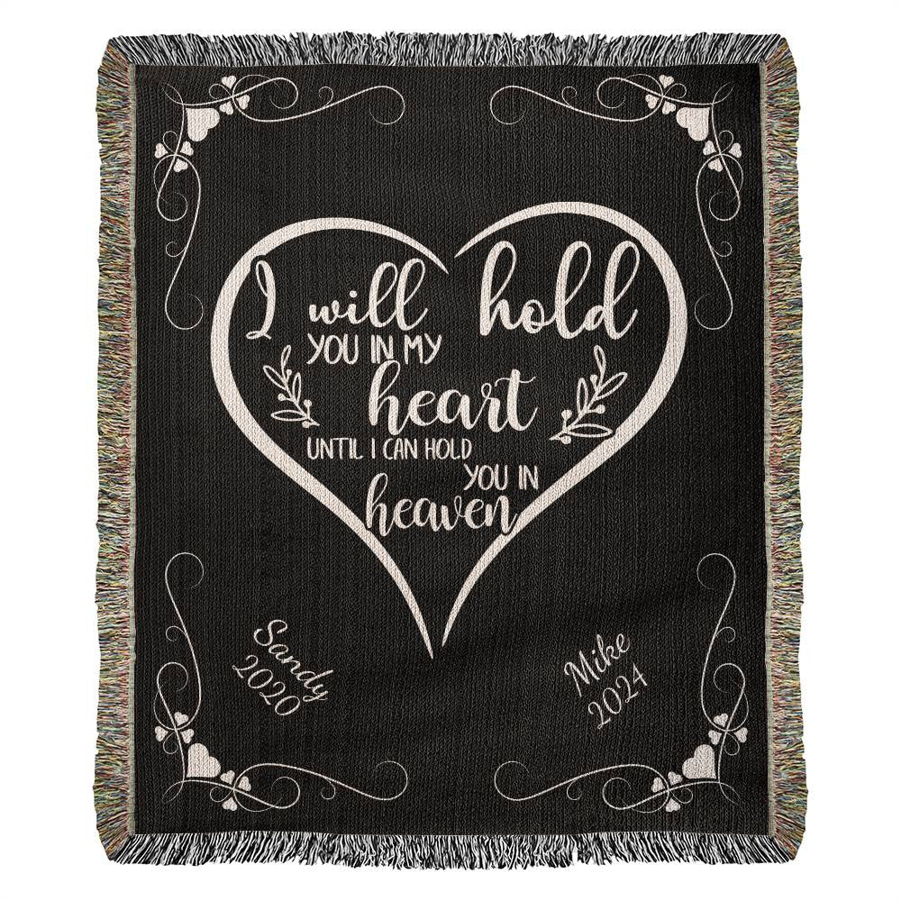 I Will Hold You In My Heart - Heirloom Woven Blanket