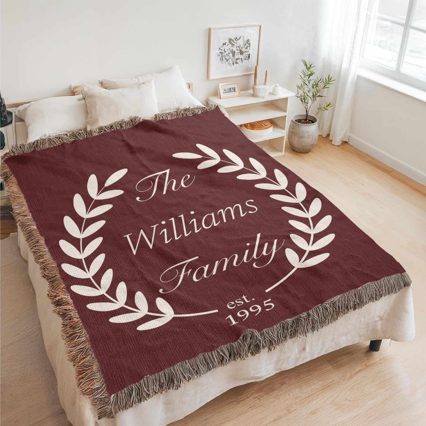 The Family - Established - Heirloom Woven Blanket (Personalized)