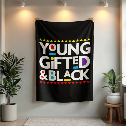 Young Gifted & Black - Luxury Mink Fleece Blanket