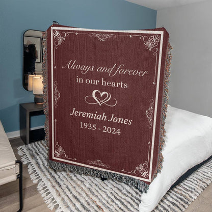 Always and Forever - Heirloom Woven Blanket