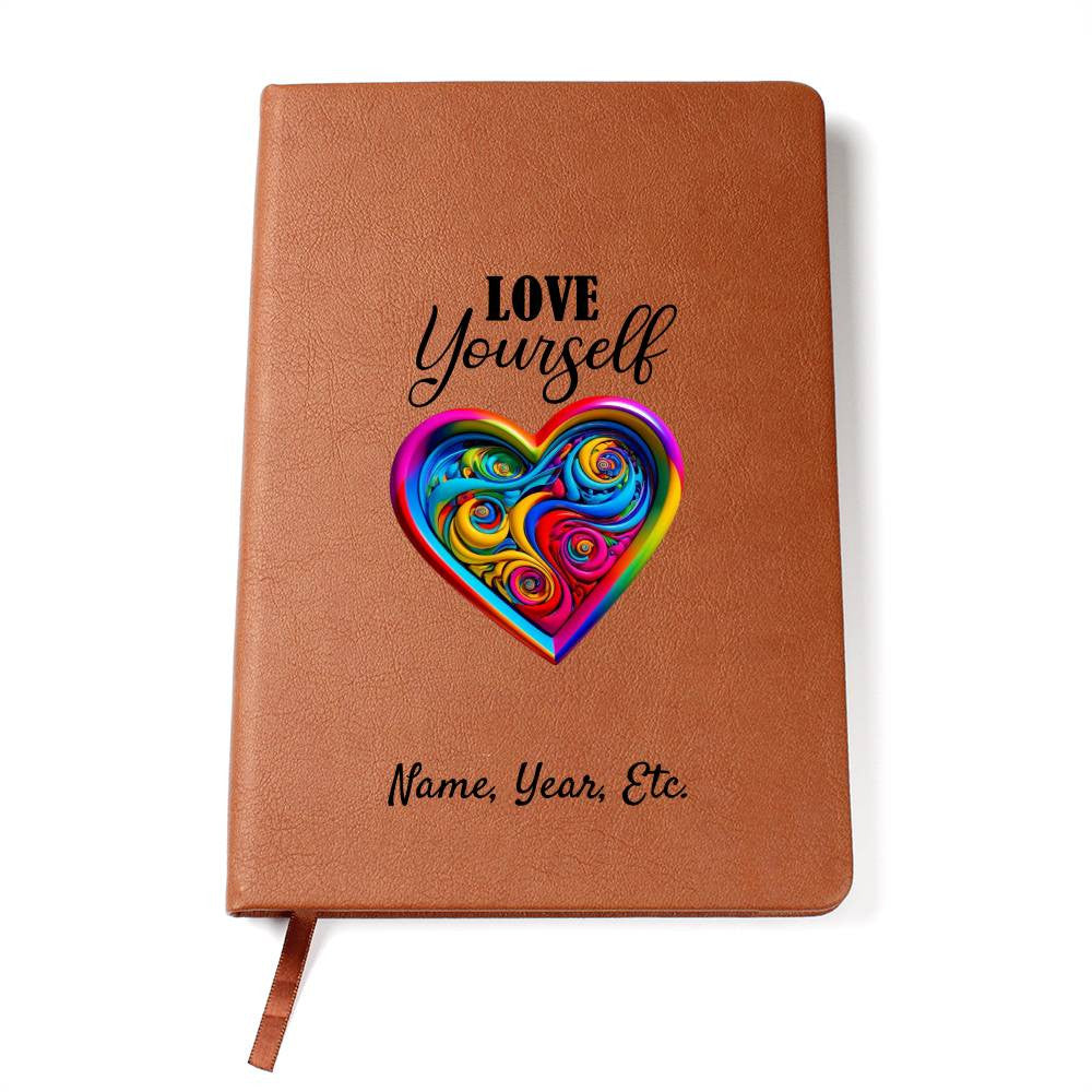 Love Yourself - Graphic Leather Journal