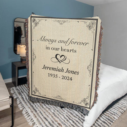 Always and Forever - Heirloom Woven Blanket