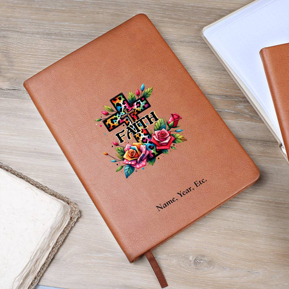 Faith - Graphic Leather Journal