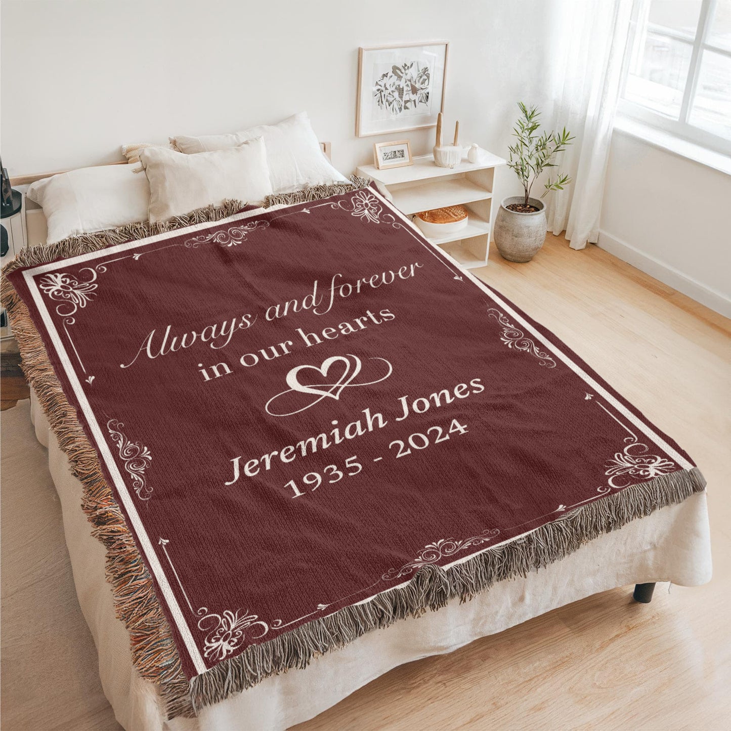 Always and Forever - Heirloom Woven Blanket (Personalized)