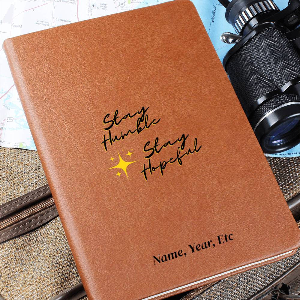 Stay Humble - Graphic Leather Journal