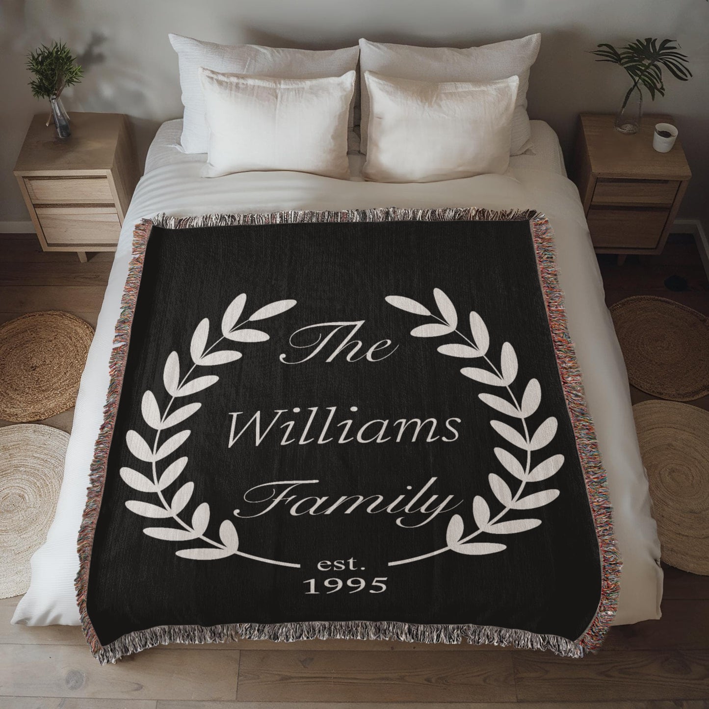 The Family - Established - Heirloom Woven Blanket (Personalized)