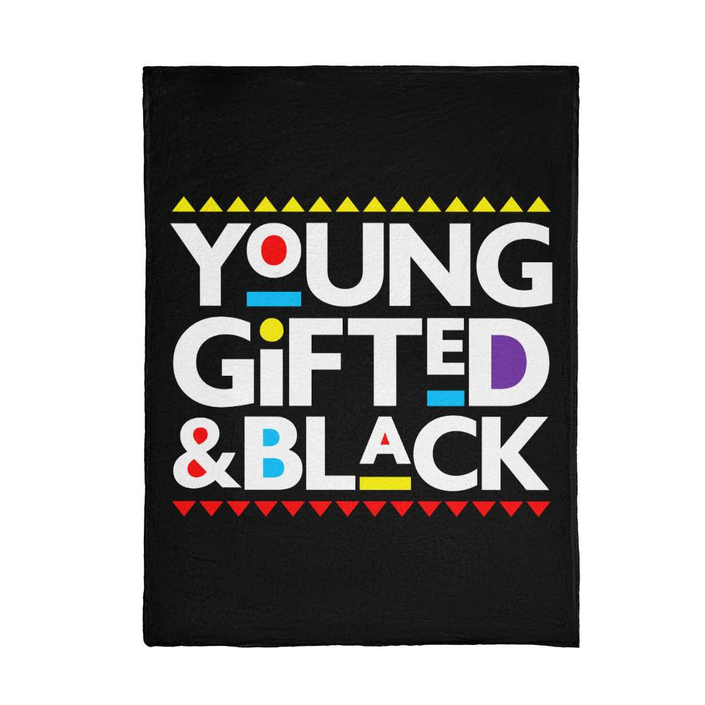 Young Gifted & Black - Luxury Mink Fleece Blanket