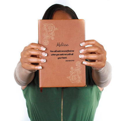 You Will Seek Me - Vegan Leather Journal