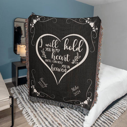 I Will Hold You In My Heart - Heirloom Woven Blanket