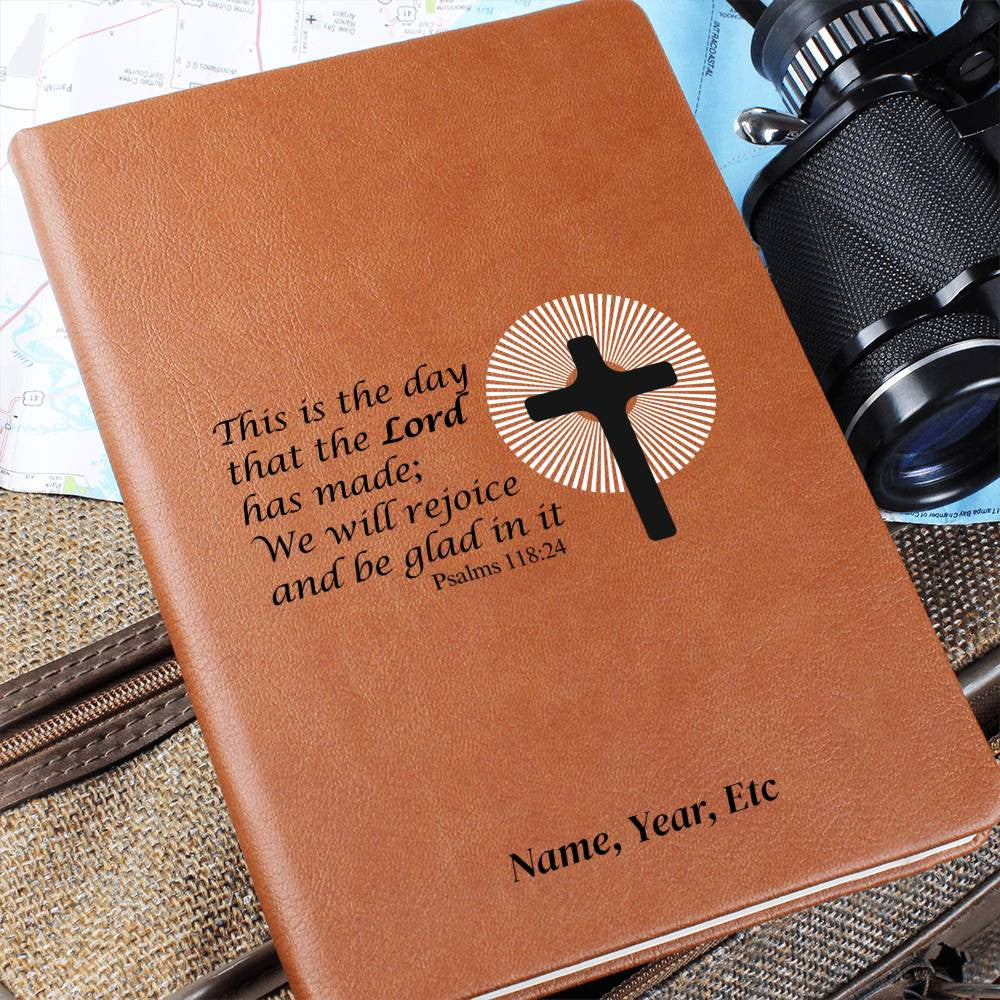 This Is The Day - Graphic Leather Journal